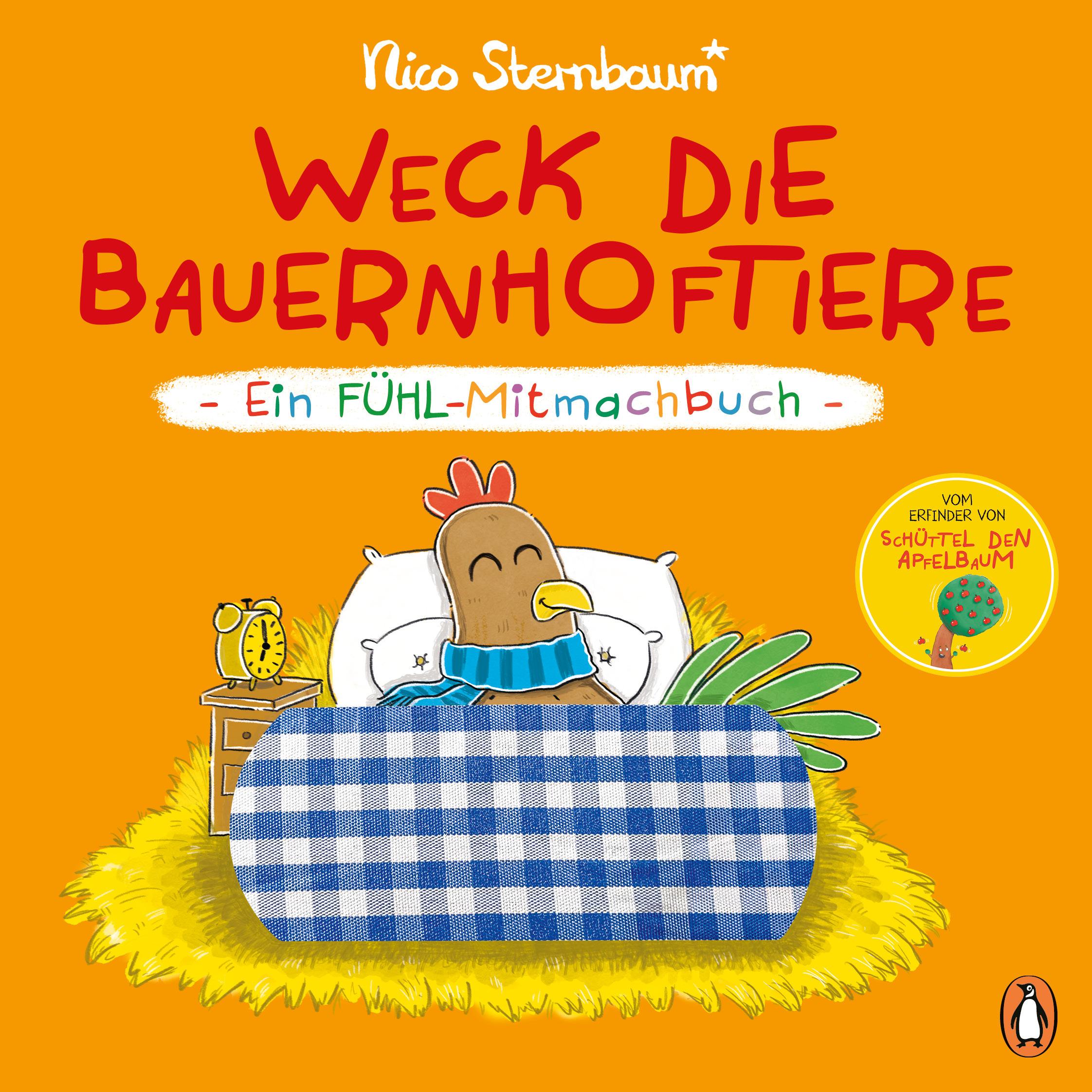 Vorderes Coverbild Weck die Bauernhoftiere - Ein Fühl-Mitmachbuch