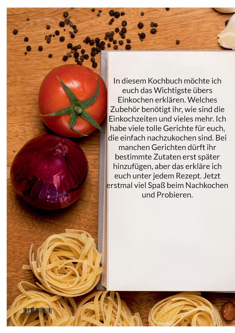 Rückseitencover Kinderleicht Backen Kochen Einkochen