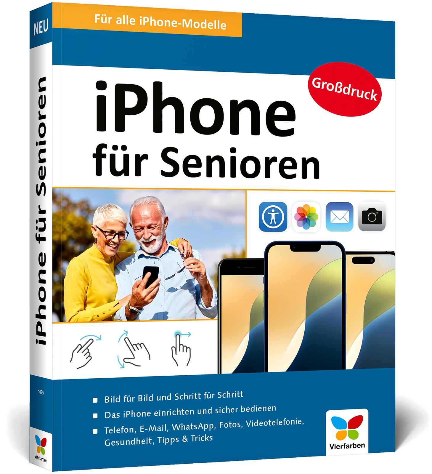 Vorderes Coverbild iPhone für Senioren