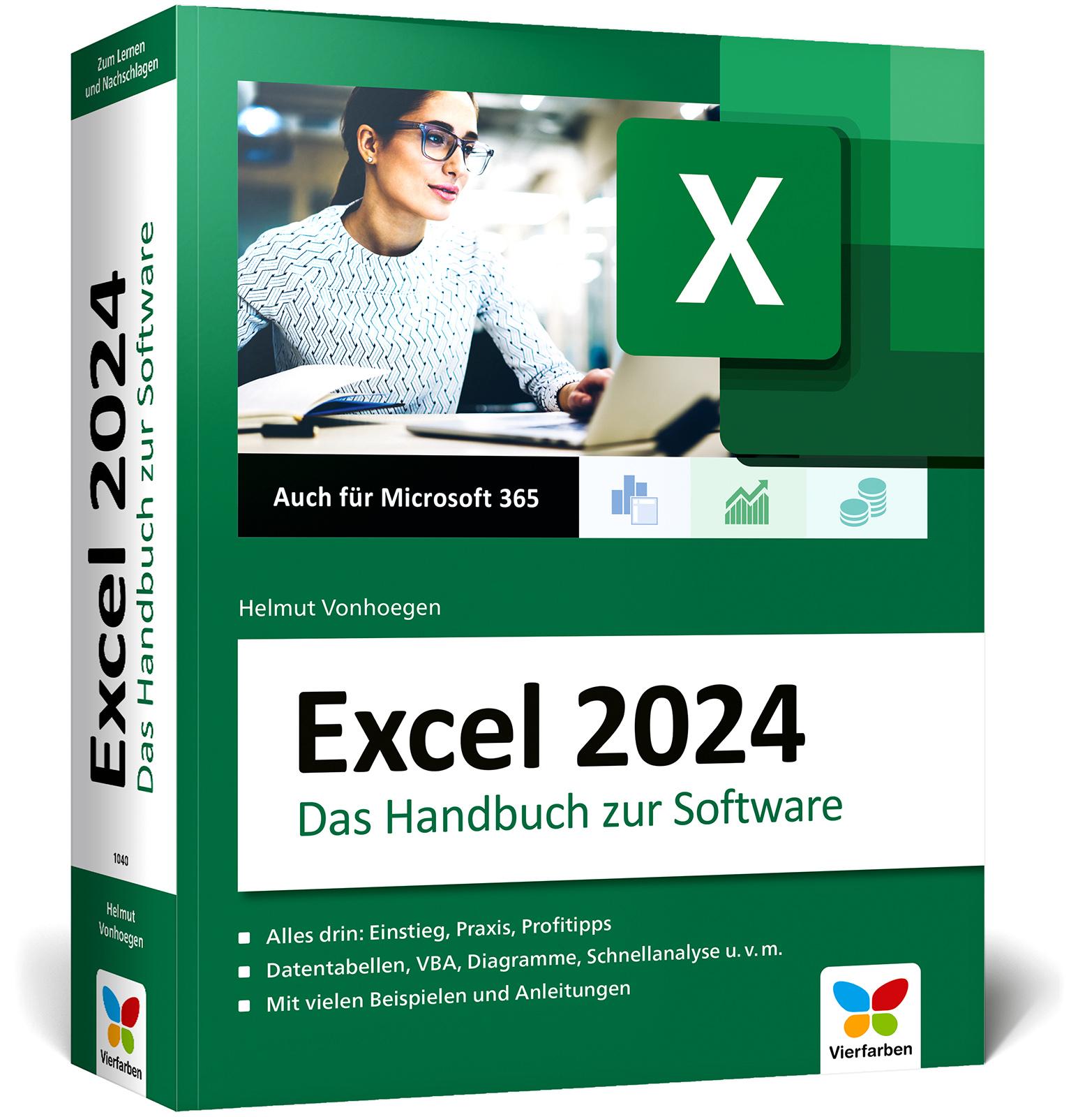 Vorderes Coverbild Excel 2024