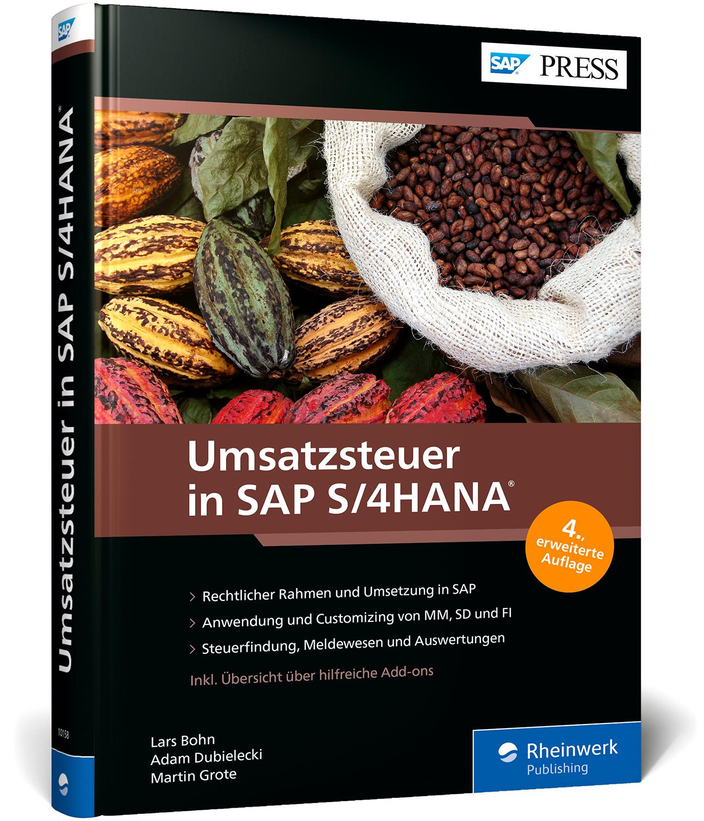 Vorderes Coverbild Umsatzsteuer in SAP S/4HANA