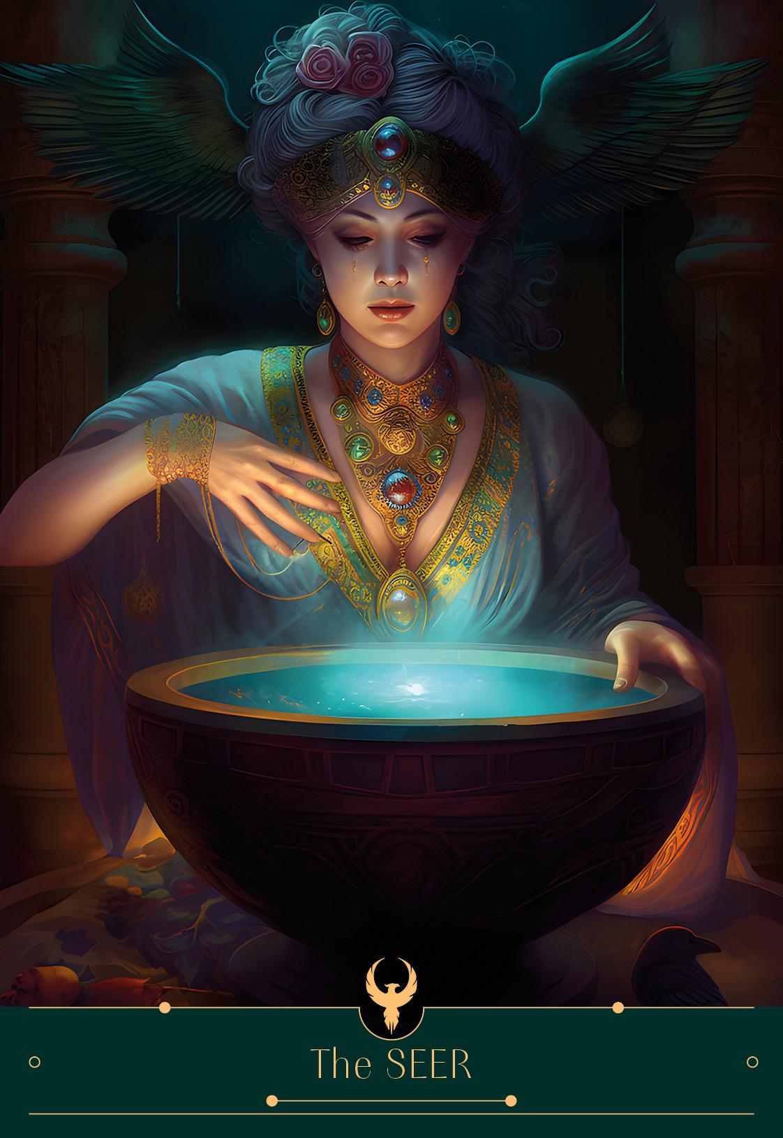 Beispielinhalt (Bild) The Phönix-Cards - 44 archetypes for your inner light