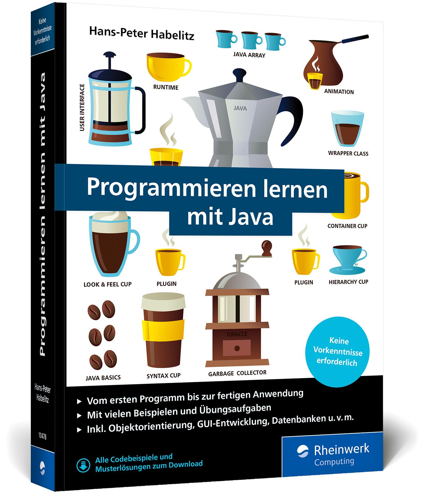 Vorderes Coverbild Programmieren lernen mit Java