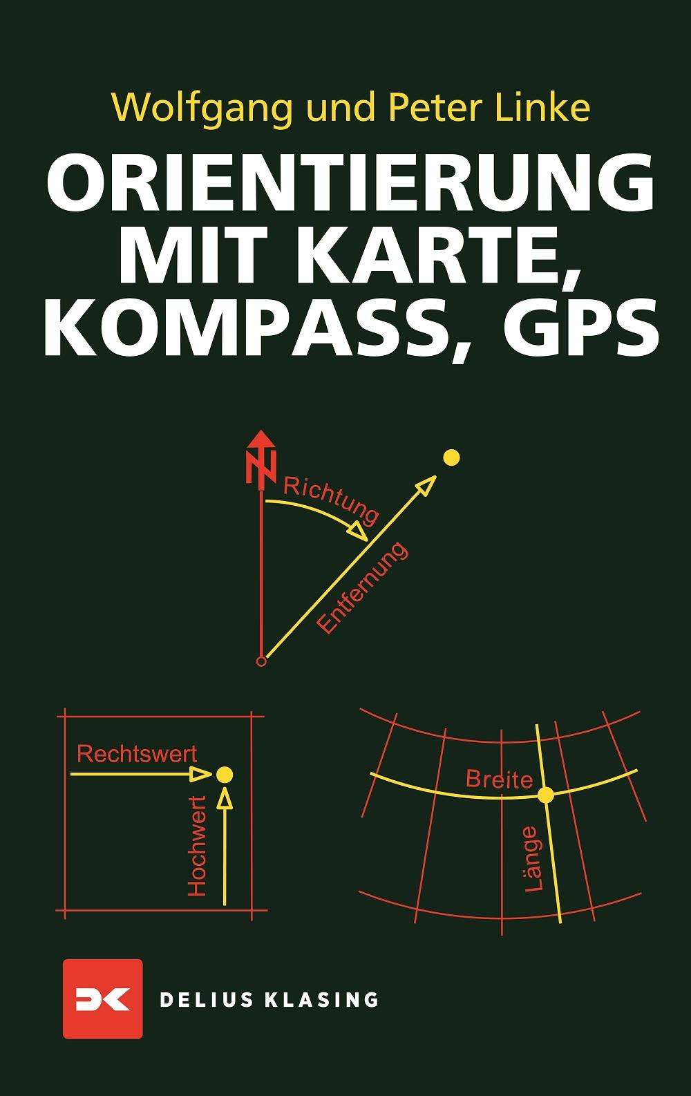Vorderes Coverbild Orientierung mit Karte, Kompass, GPS