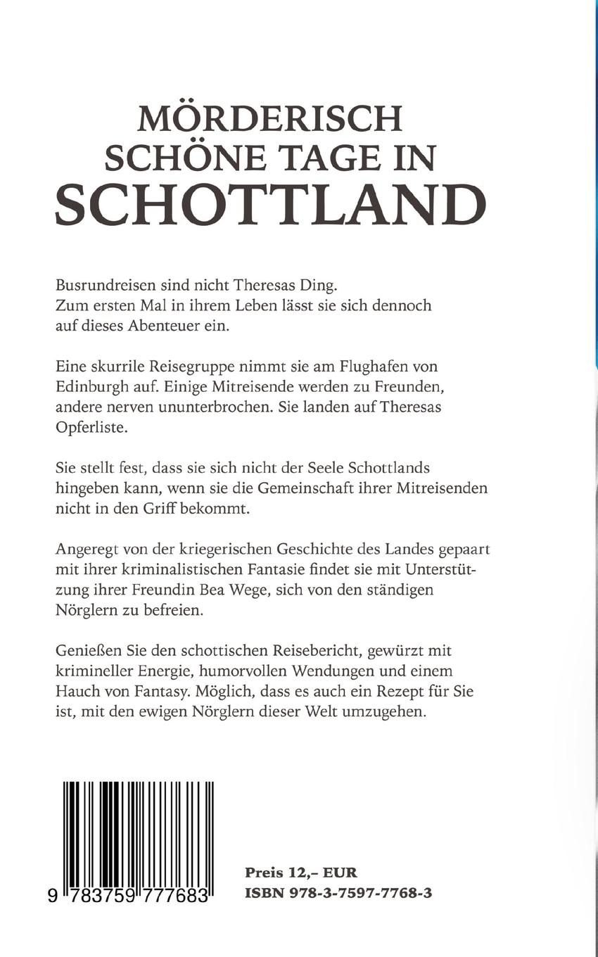Rückseitencover Mörderisch schöne Tage in Schottland