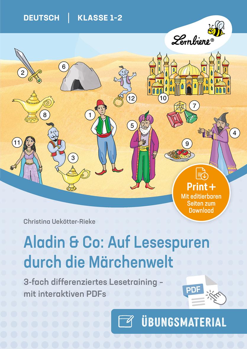 Vorderes Coverbild Aladin & Co: Auf Lesespuren durch die Märchenwelt