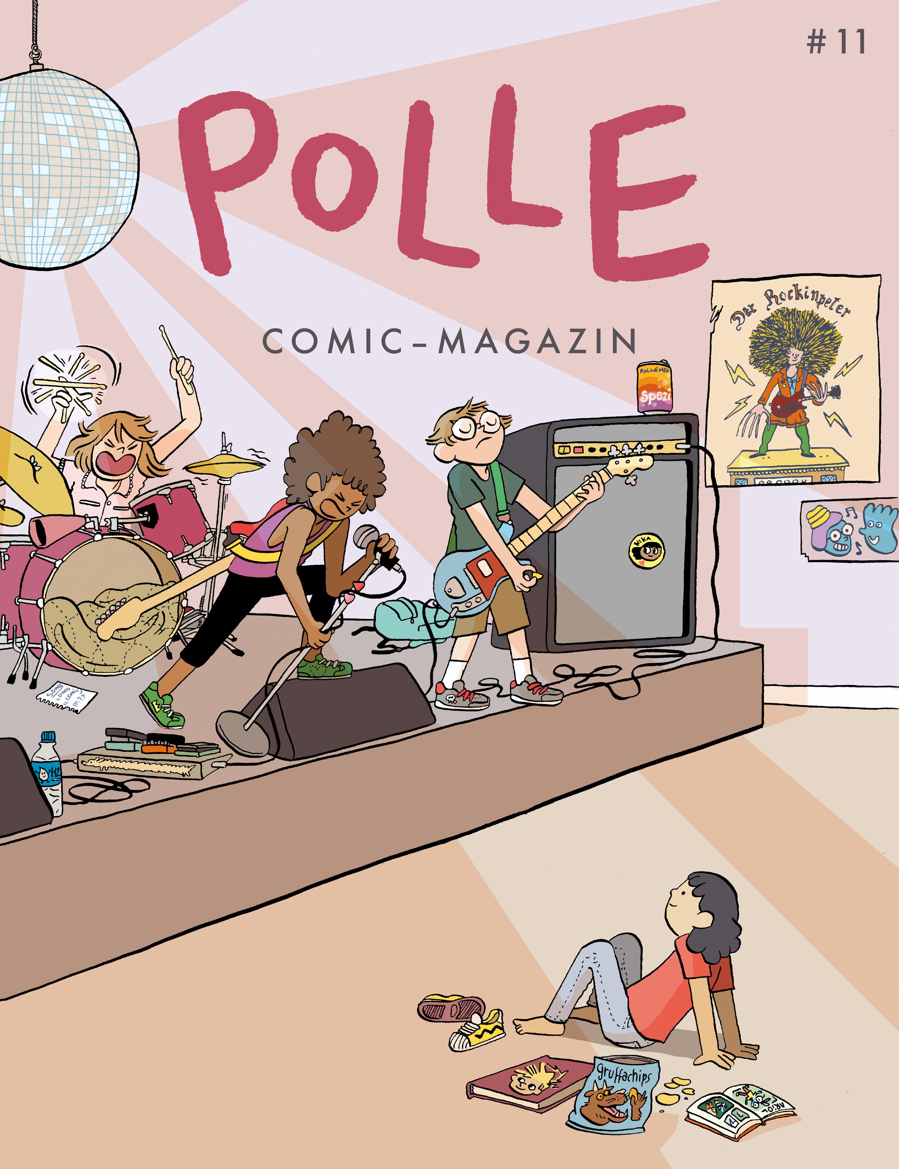 Vorderes Coverbild POLLE #11: Kindercomic-Magazin