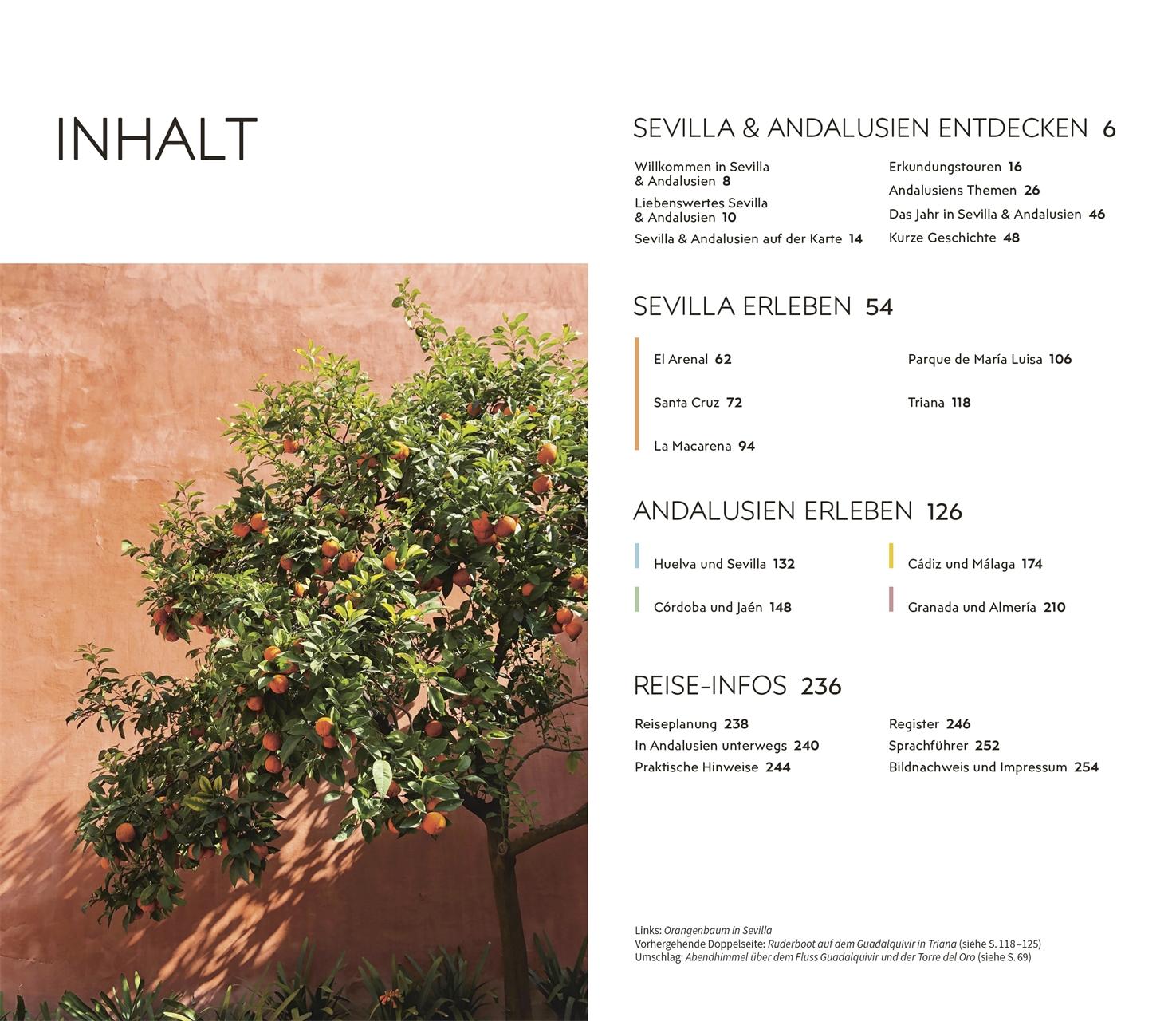 Beispielinhalt (Bild) Vis-à-Vis Reiseführer Sevilla & Andalusien