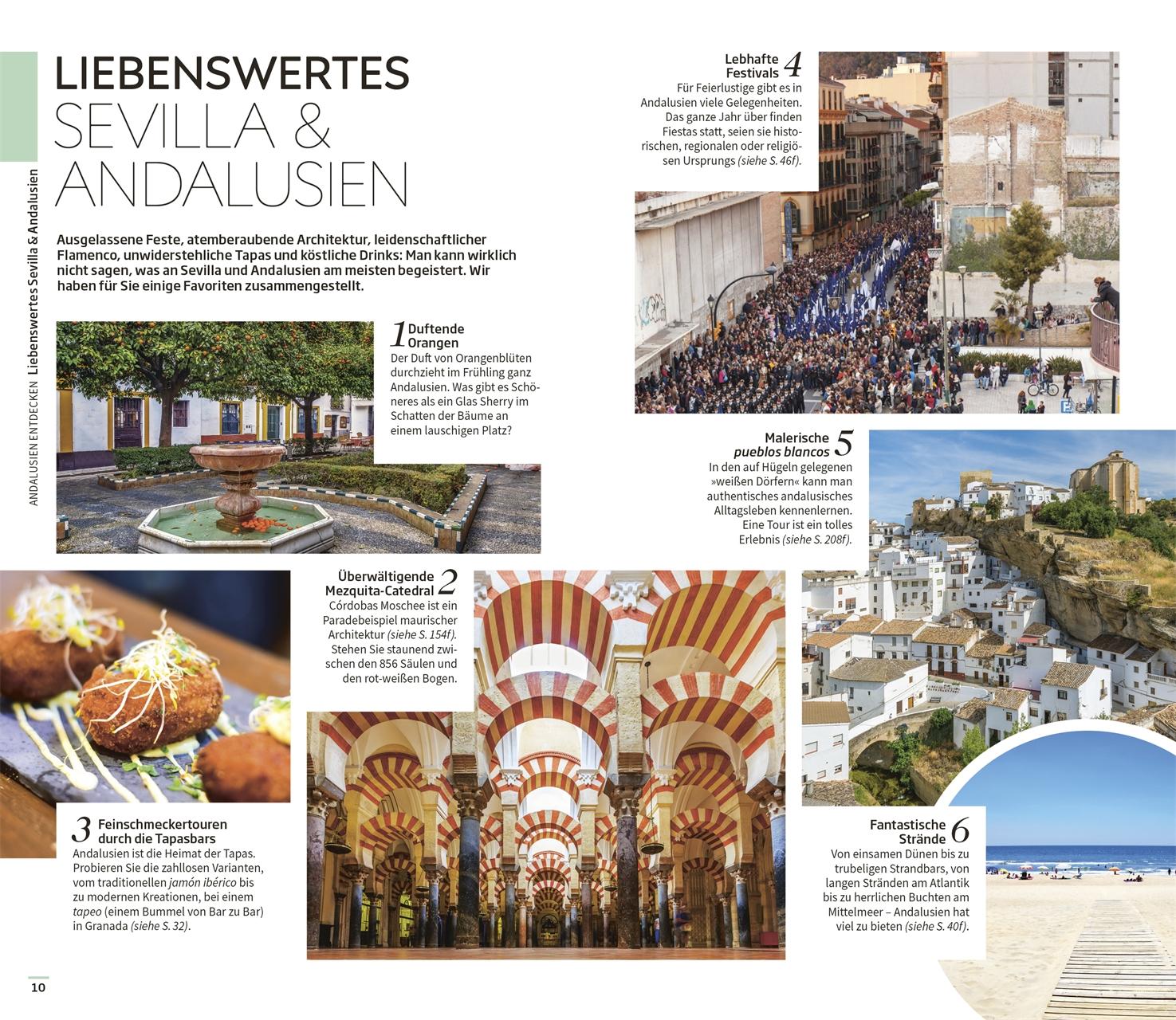 Beispielinhalt (Bild) Vis-à-Vis Reiseführer Sevilla & Andalusien