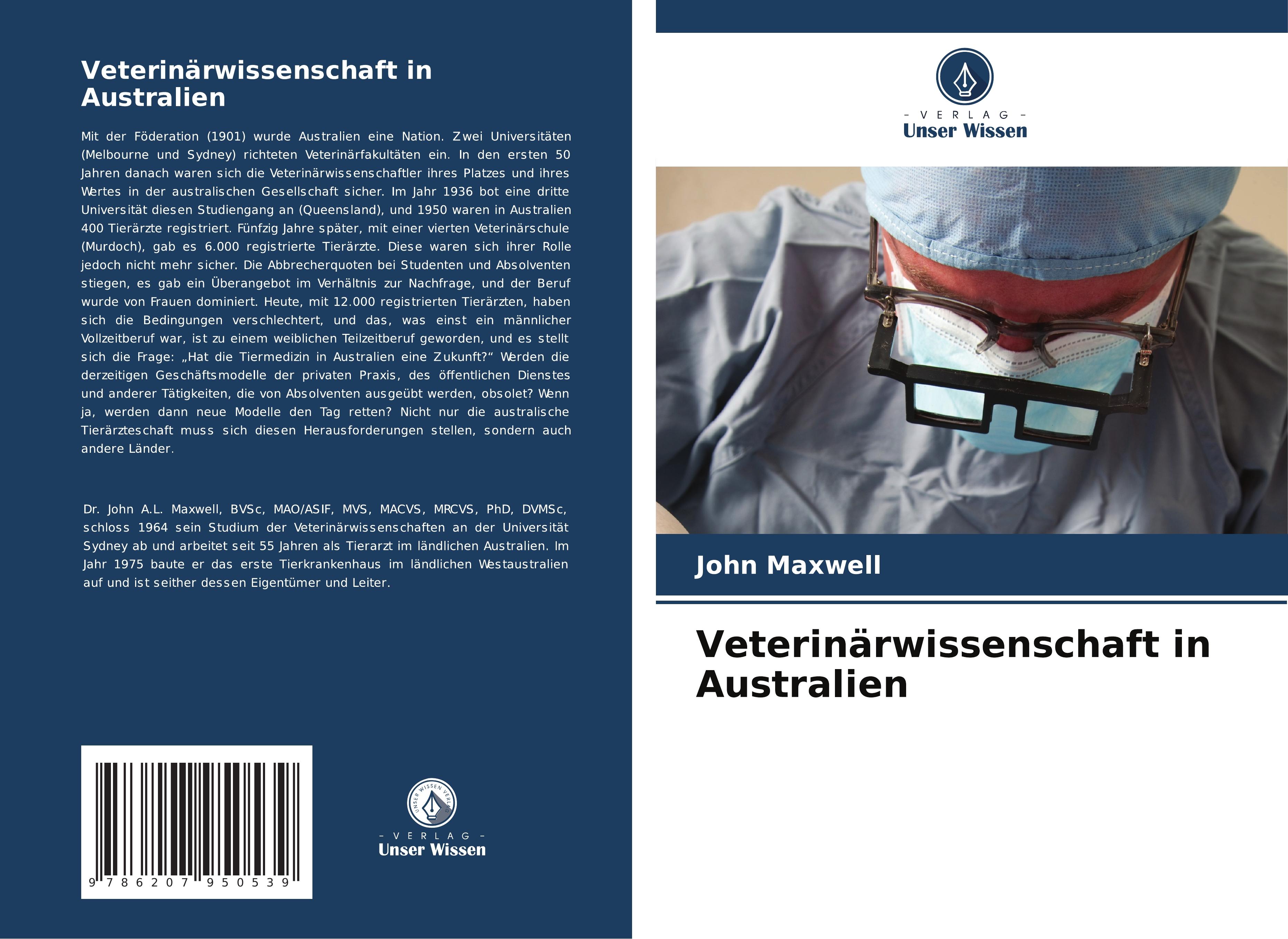 Vorderes Coverbild Veterinärwissenschaft in Australien