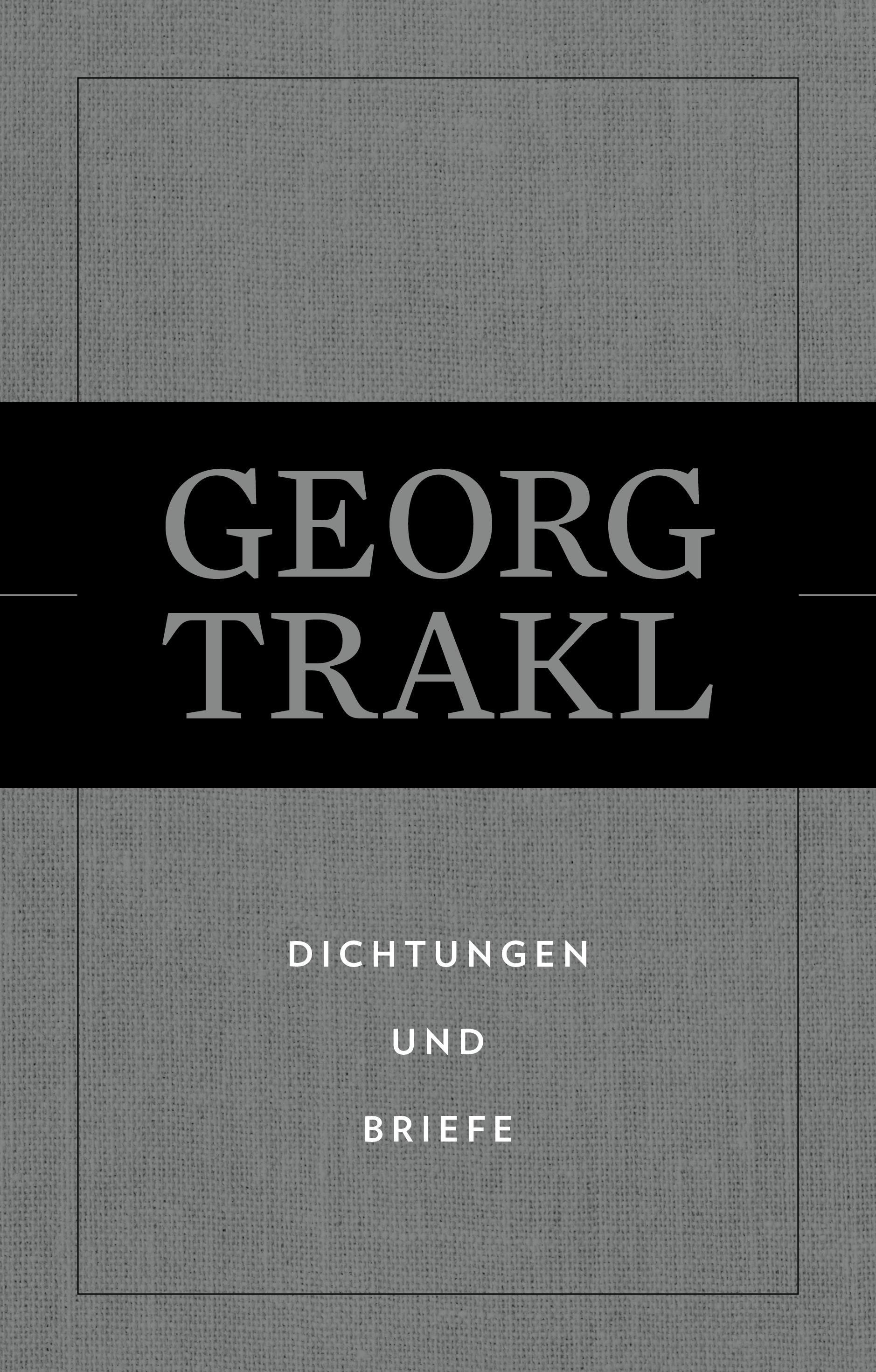 Vorderes Coverbild Dichtungen und Briefe