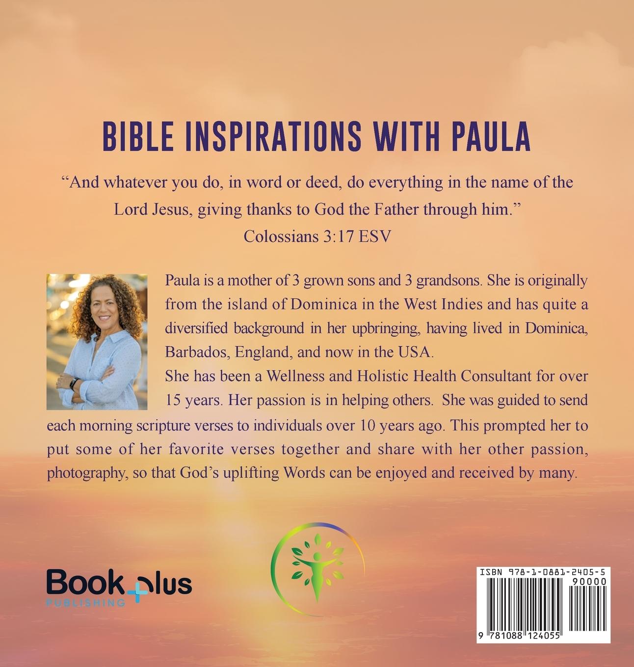 Rückseitencover Bible Inspirations with Paula