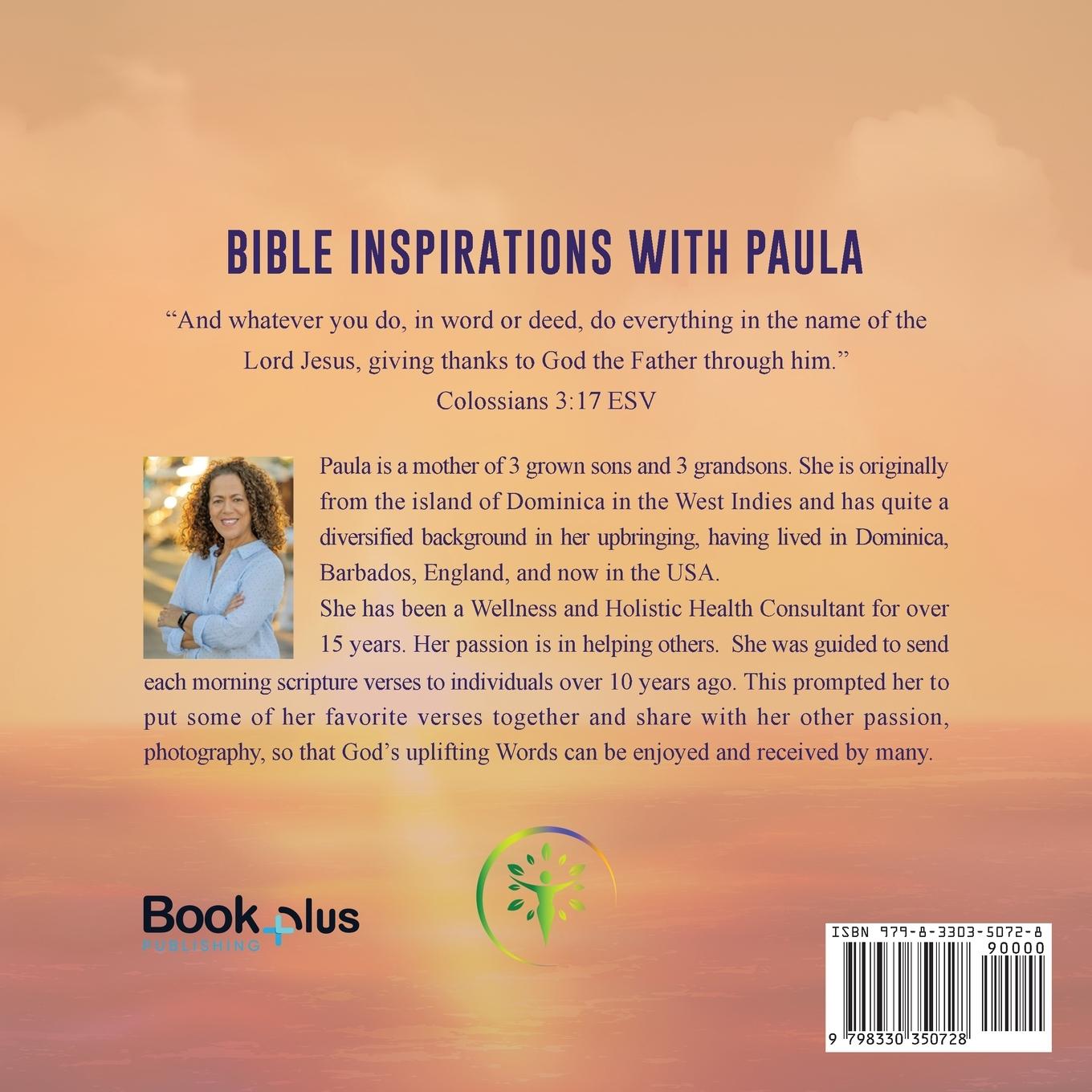Rückseitencover Bible Inspirations with Paula
