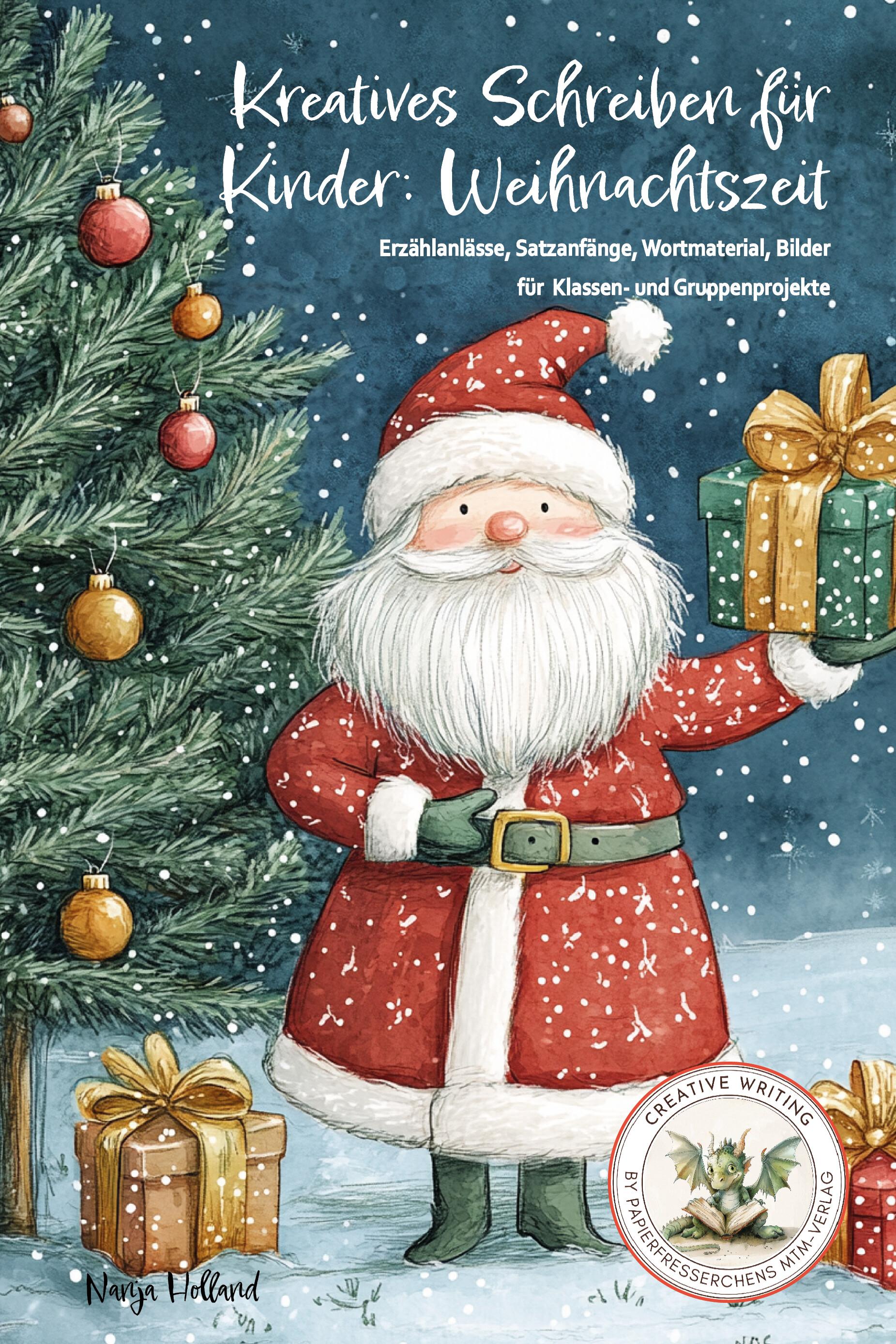 Vorderes Coverbild Kreatives Schreiben für Kinder: Weihnachtszeit