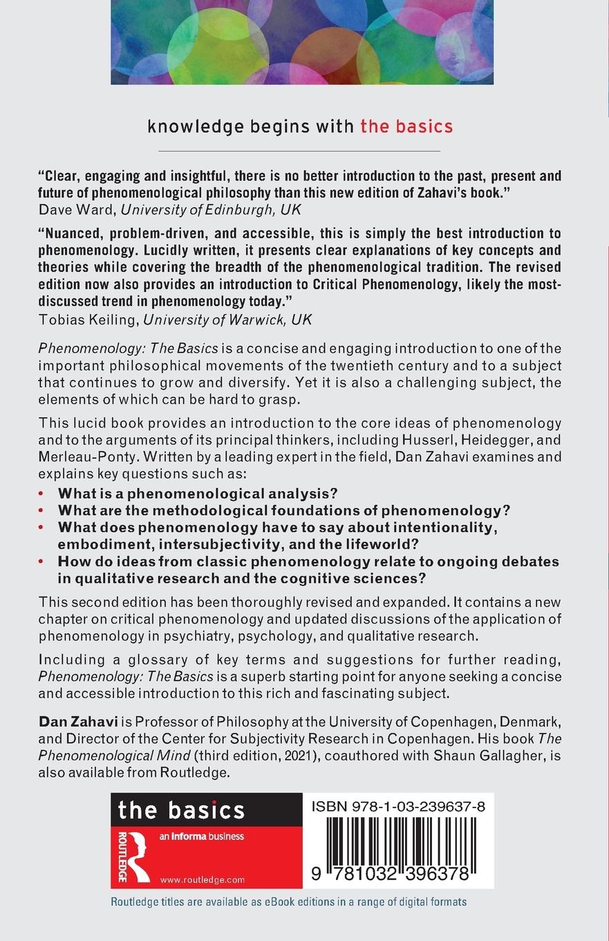 Rückseitencover Phenomenology: The Basics