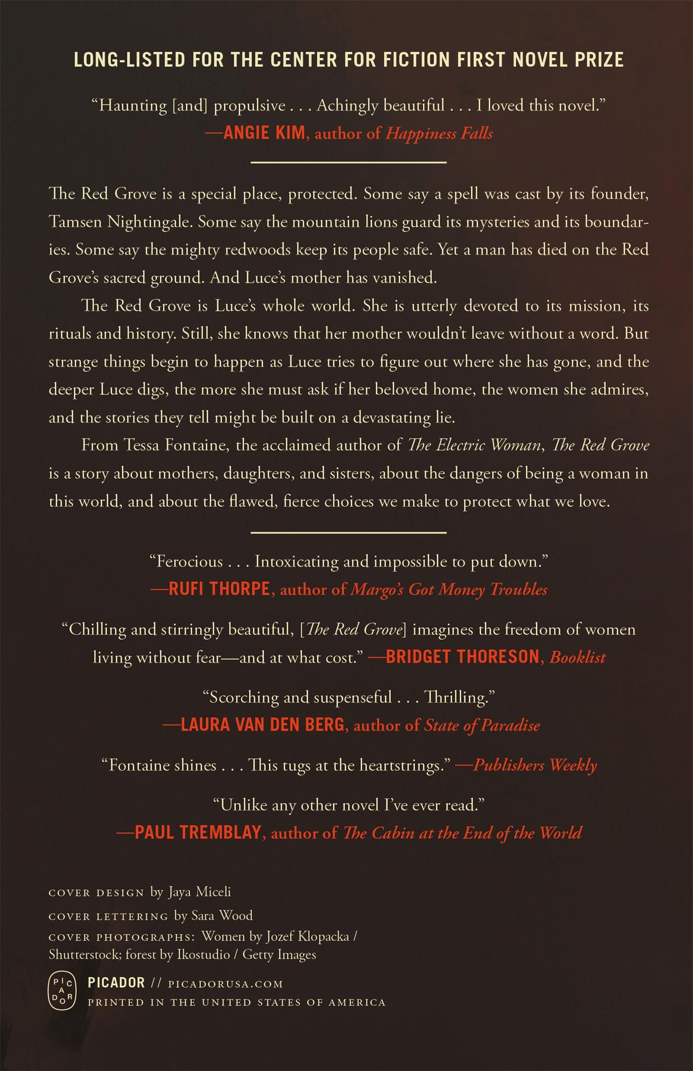 Rückseitencover The Red Grove