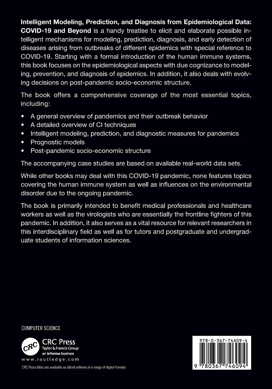 Rückseitencover Intelligent Modeling, Prediction, and Diagnosis from Epidemiological Data