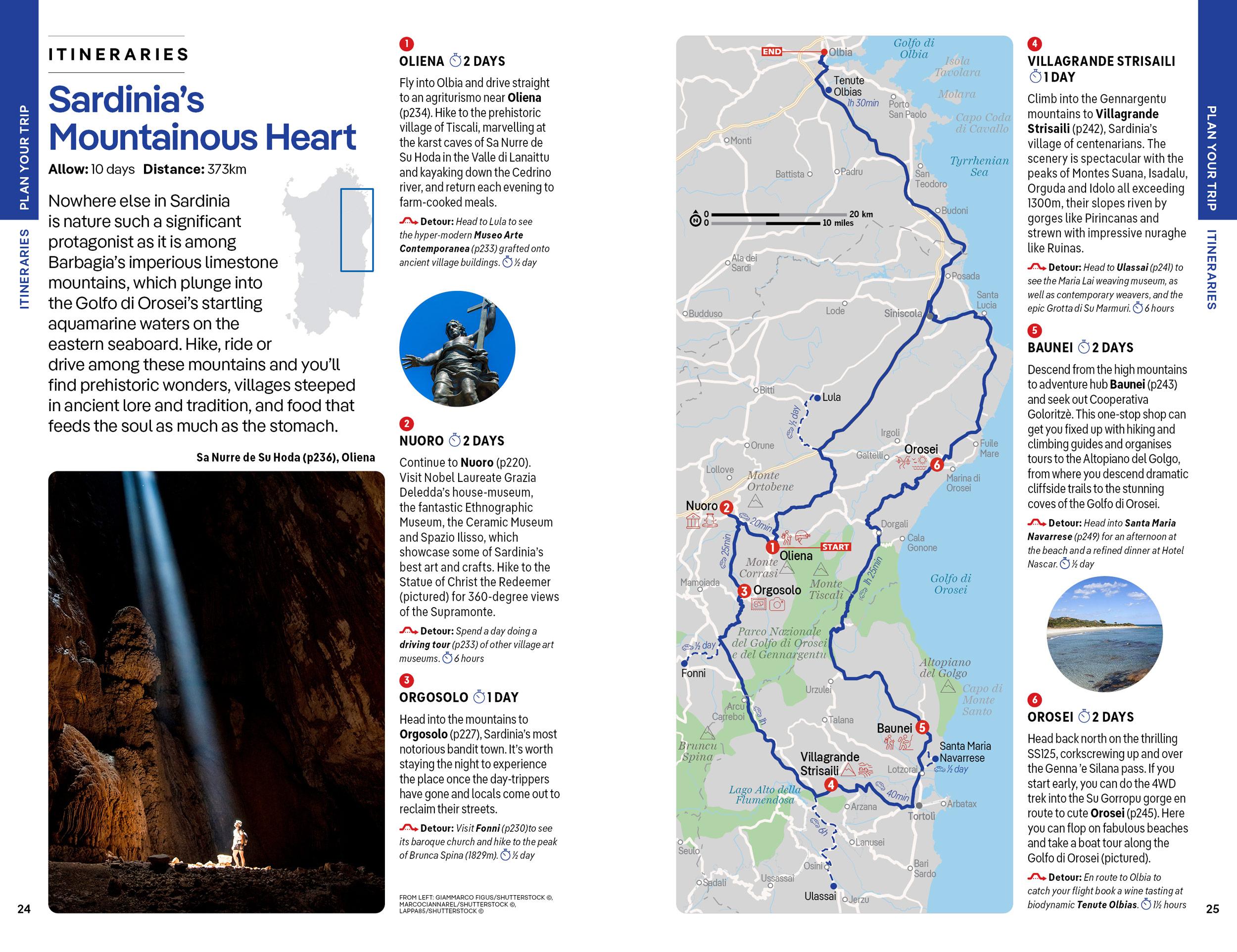 Beispielinhalt (Bild) Lonely Planet Sardinia