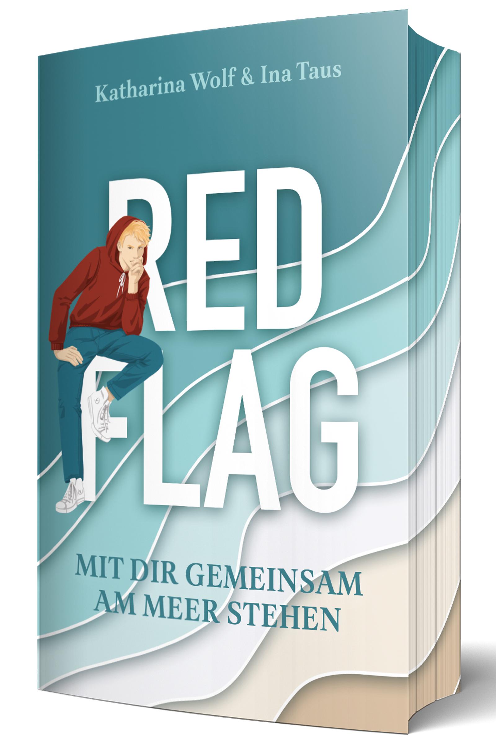 Vorderes Coverbild Red Flag - Mit dir gemeinsam am Meer stehen