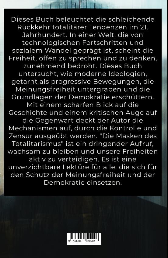 Rückseitencover Die Masken des Totalitarismus