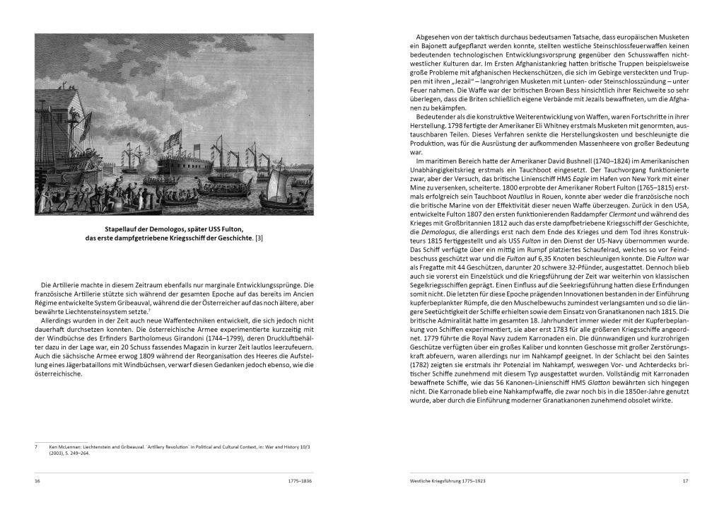 Beispielinhalt (Bild) Westliche Kriegsführung 1775 - 1923