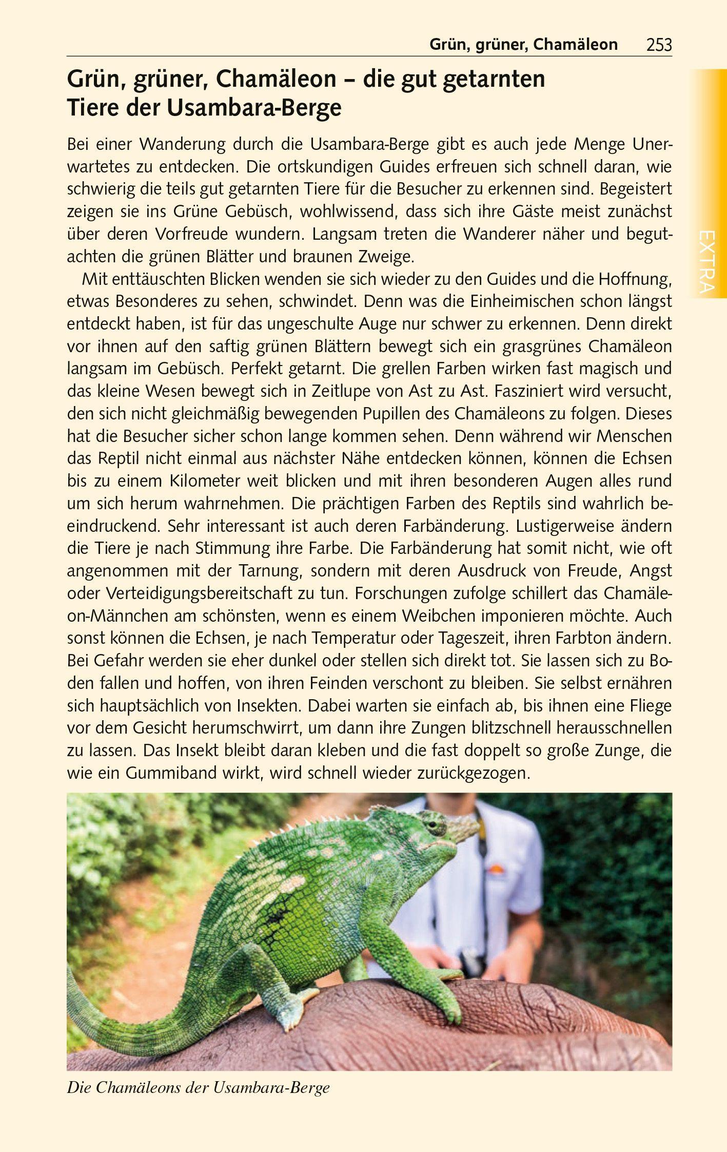 Beispielinhalt (Bild) TRESCHER Reiseführer Tansania und Sansibar