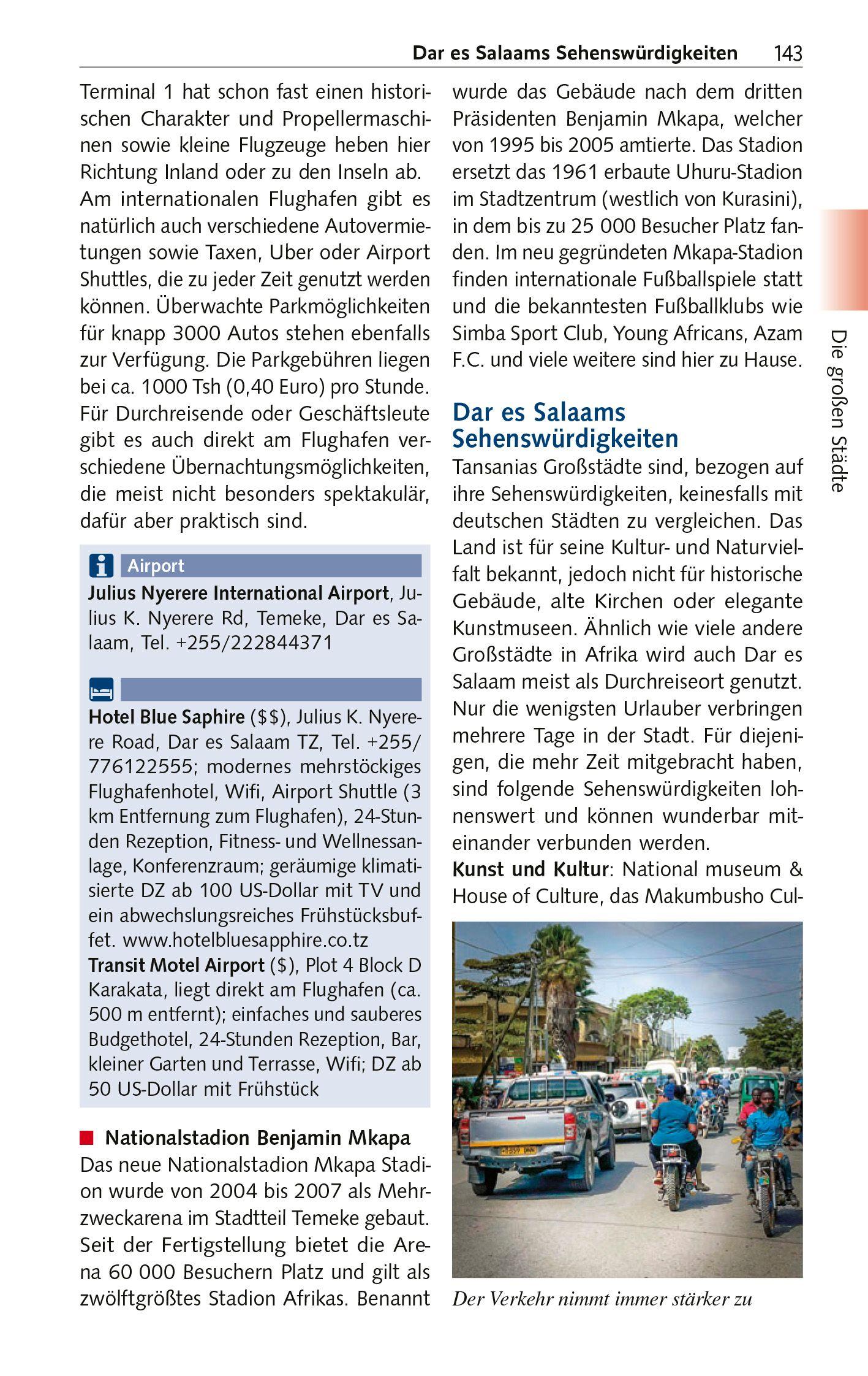 Beispielinhalt (Bild) TRESCHER Reiseführer Tansania und Sansibar