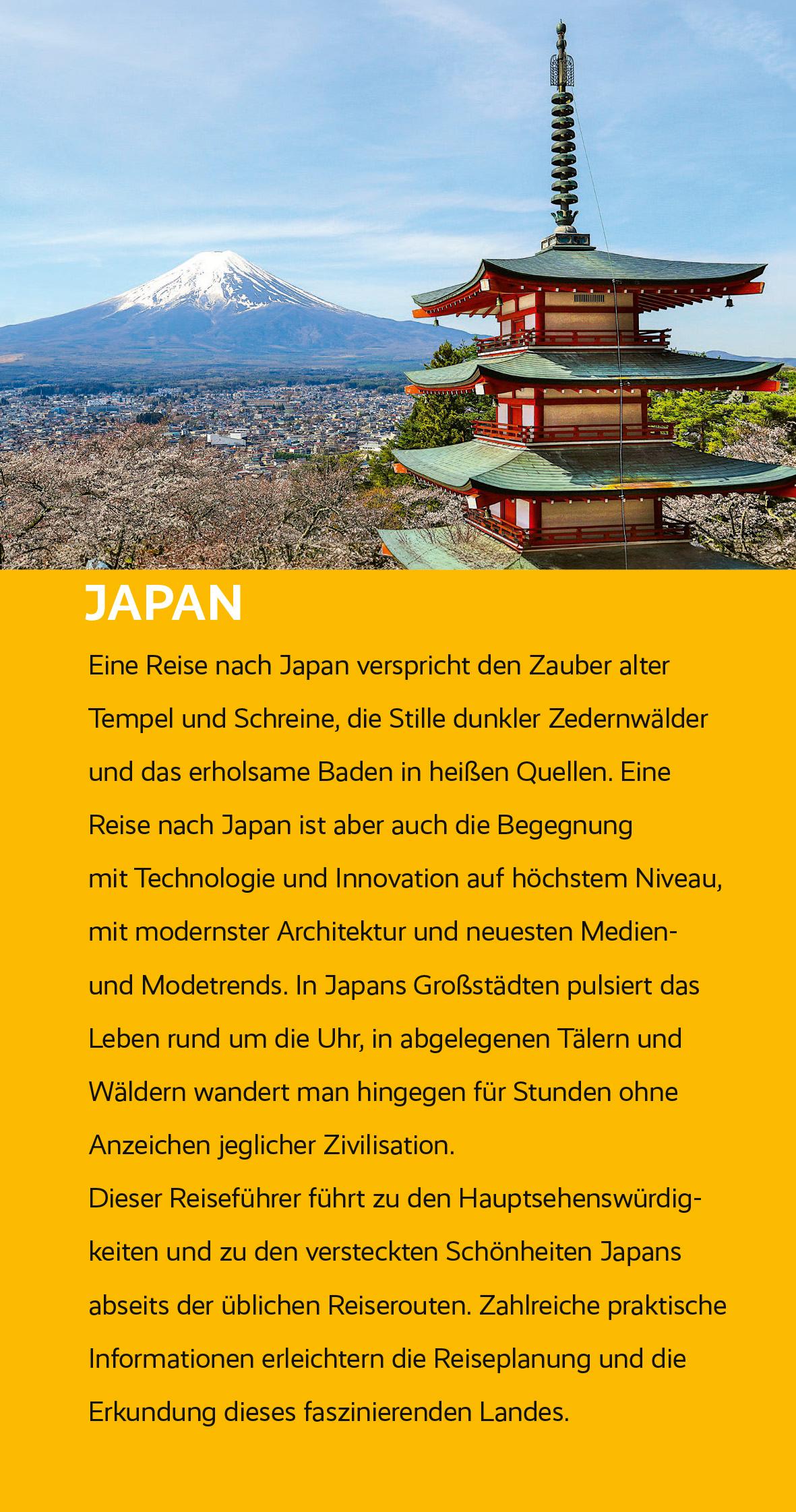 Beispielinhalt (Bild) TRESCHER Reiseführer Japan