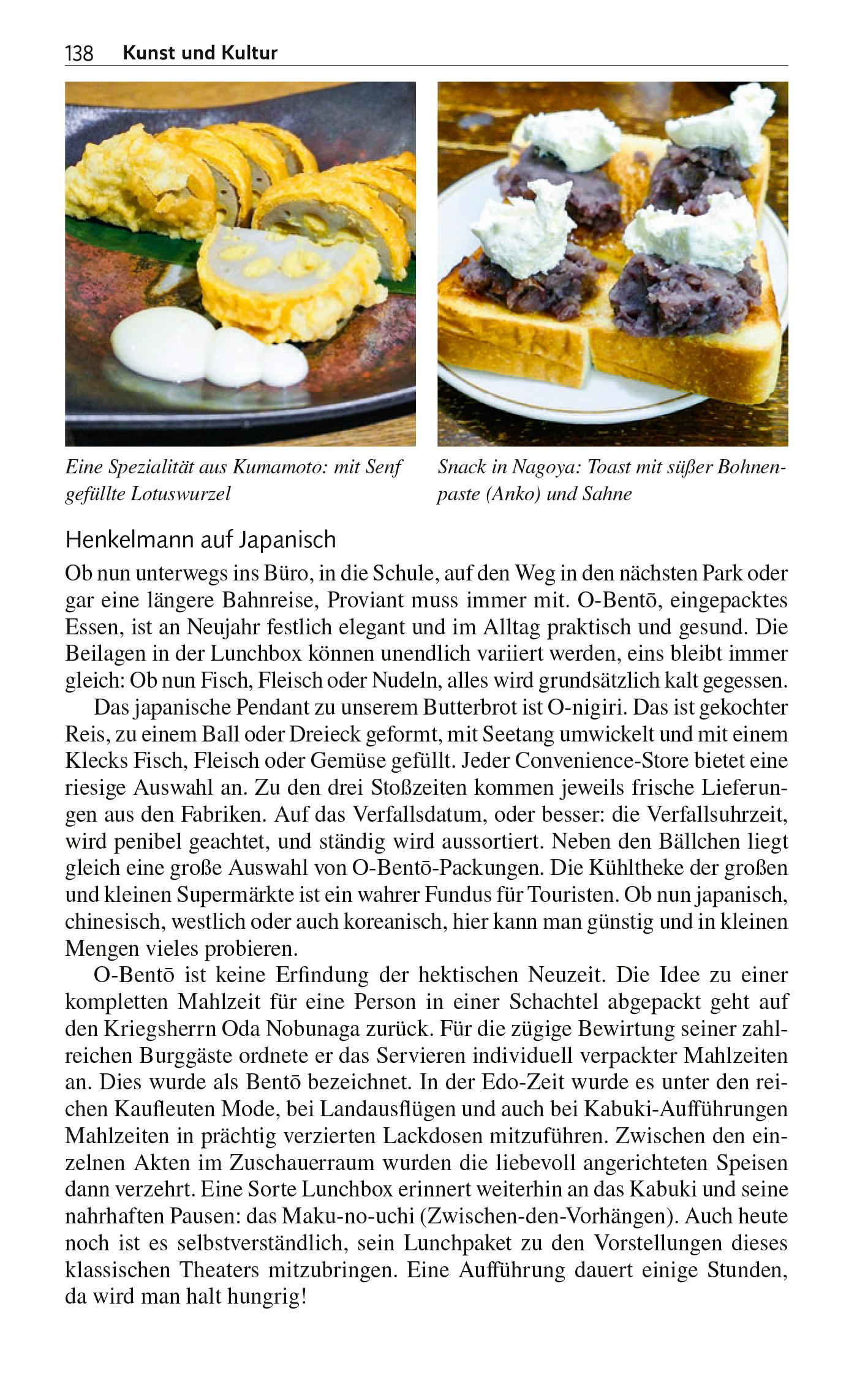 Beispielinhalt (Bild) TRESCHER Reiseführer Japan