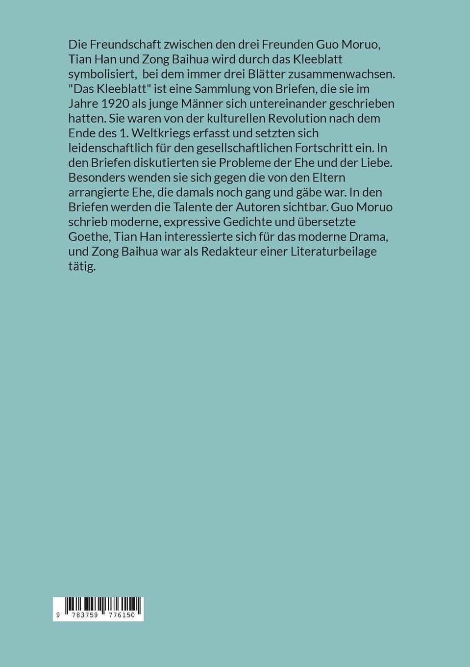 Rückseitencover Das Kleeblatt