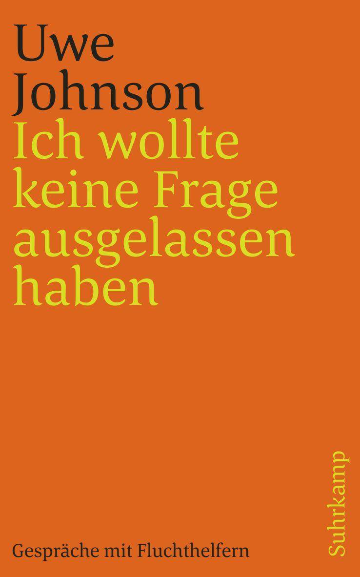 Vorderes Coverbild Ich wollte keine Frage ausgelassen haben