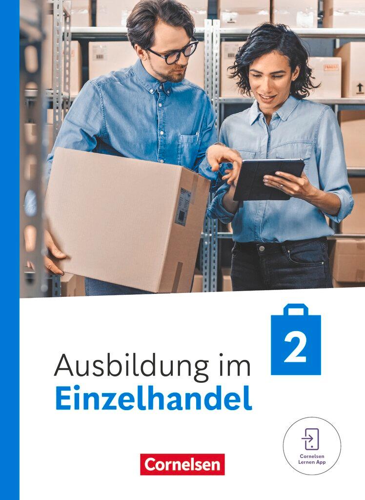 Vorderes Coverbild Ausbildung im Einzelhandel 2. Ausbildungsjahr - Ausgabe 2024 - Fachkunde mit Videos