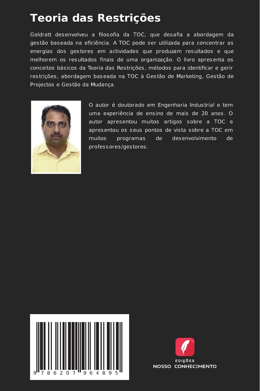 Rückseitencover Teoria das Restrições