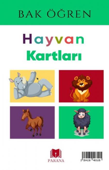 Vorderes Coverbild Hayvanlar - Bak Ögren Kartlari - Ilk Bilgilerim