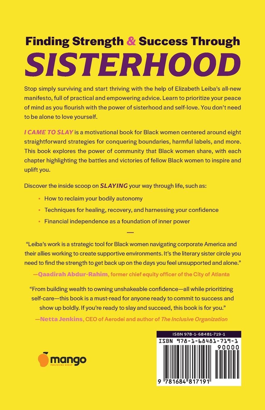 Rückseitencover I Came to Slay