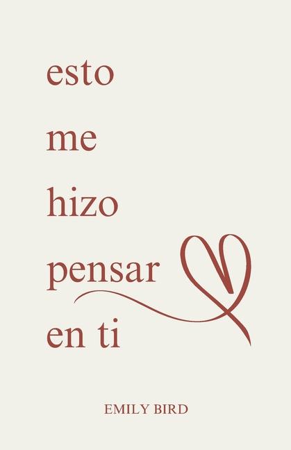 Vorderes Coverbild esto me hizo pensar en ti