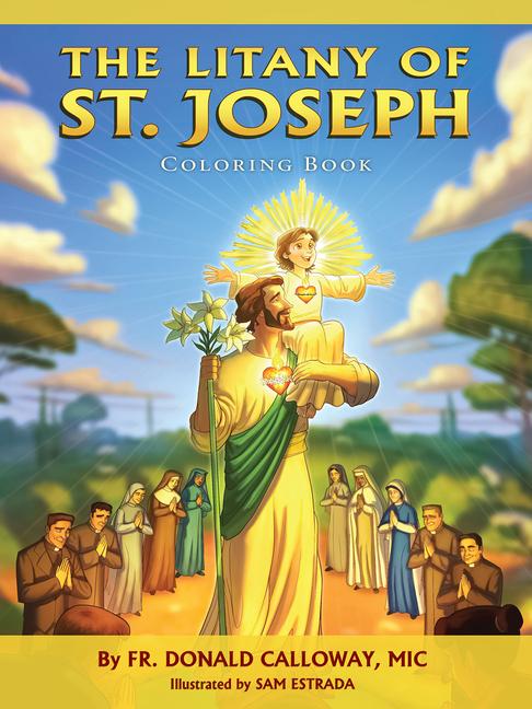 Vorderes Coverbild The Litany of St. Joseph Coloring Book