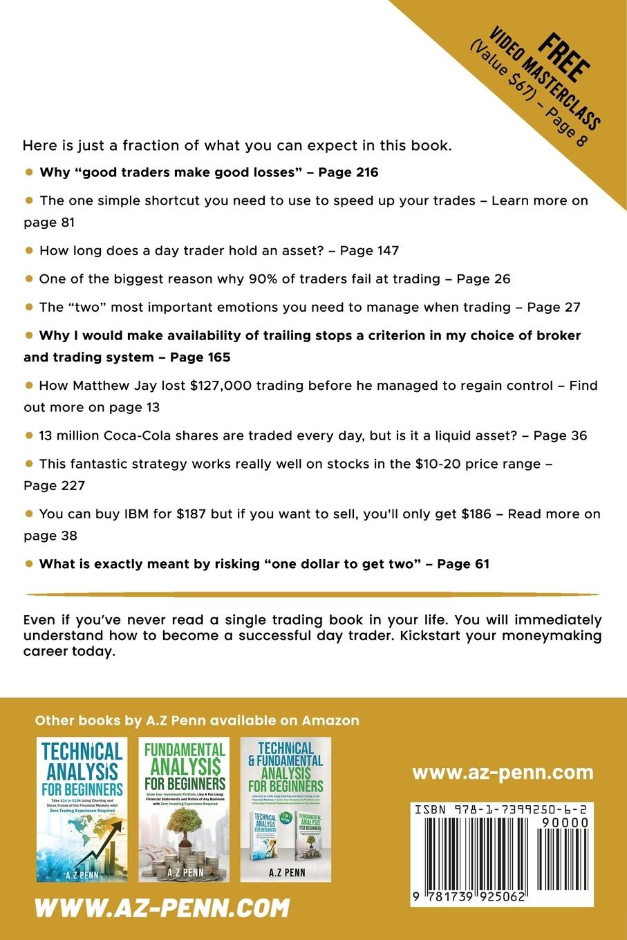 Rückseitencover Day Trading for Beginners