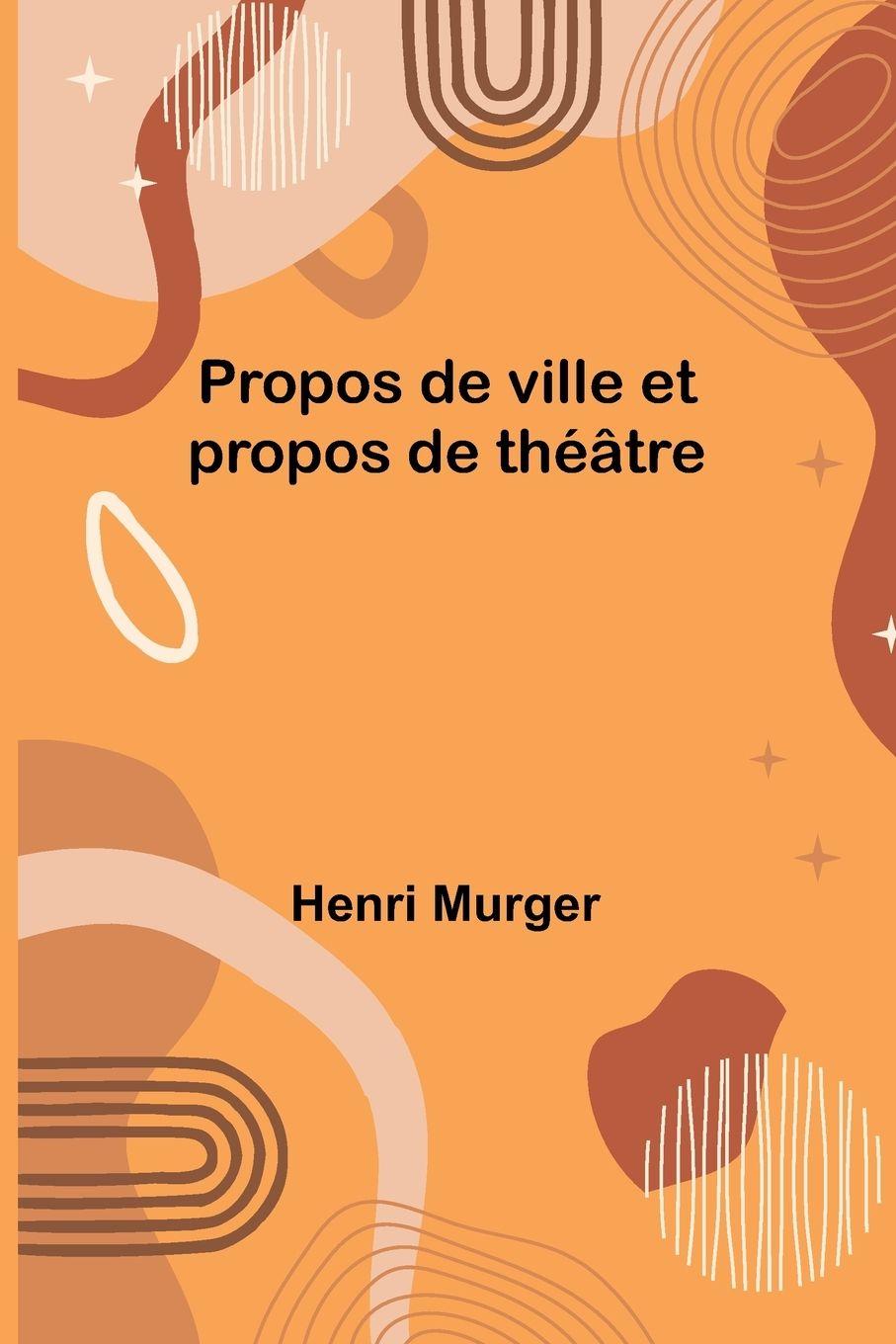 Vorderes Coverbild Propos de ville et propos de théâtre