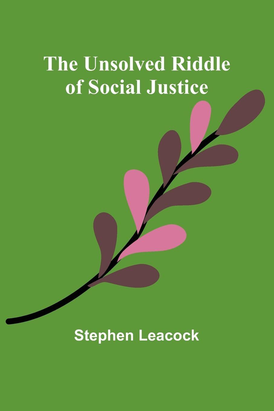 Vorderes Coverbild The Unsolved Riddle of Social Justice