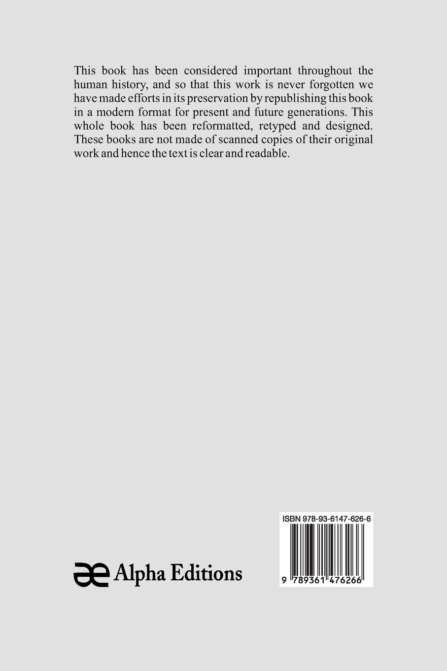 Rückseitencover Treatise on Parents and Children