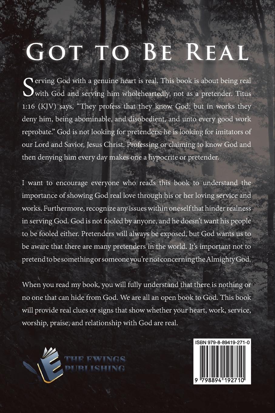 Rückseitencover Got to Be Real