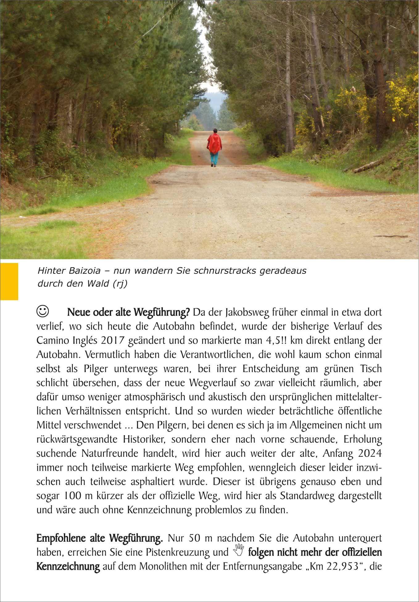 Beispielinhalt (Bild) Spanien: Camino Inglés