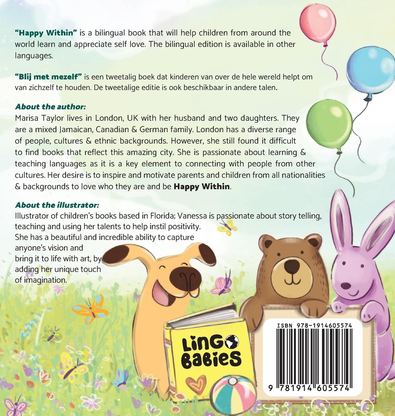 Rückseitencover Happy Within / Blij met mezelf