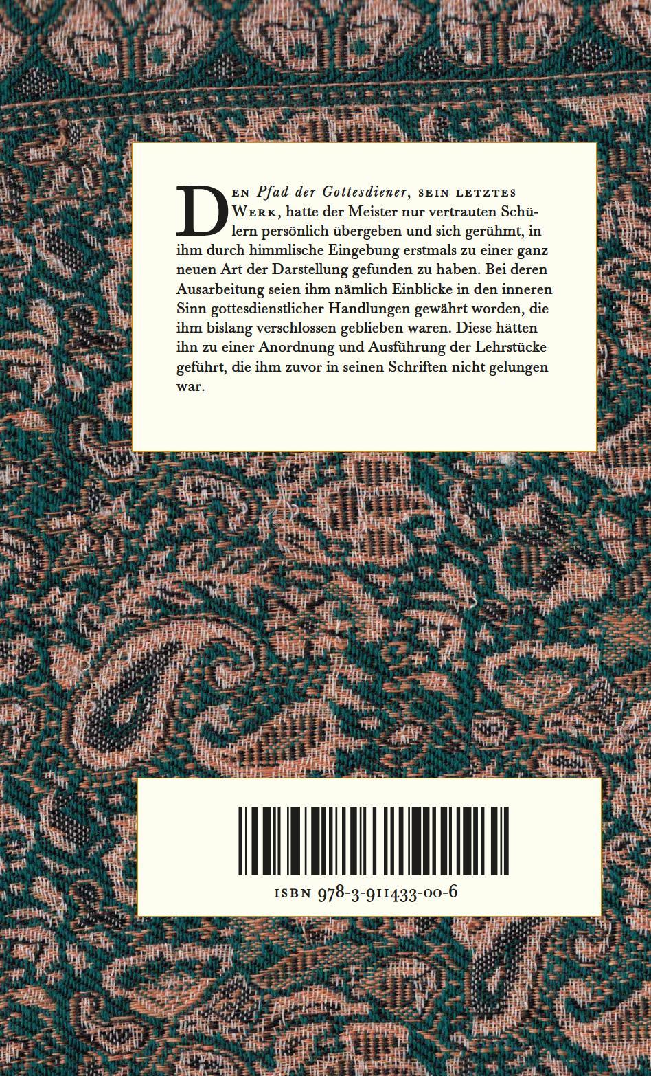 Rückseitencover Der Pfad der Gottesdiener