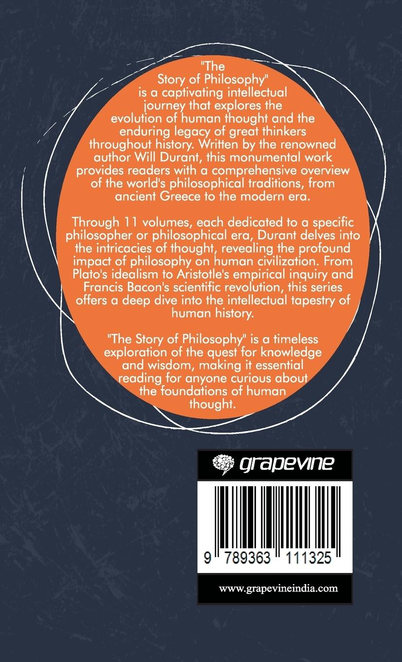 Rückseitencover The Story of Philosophy (Grapevine edition)