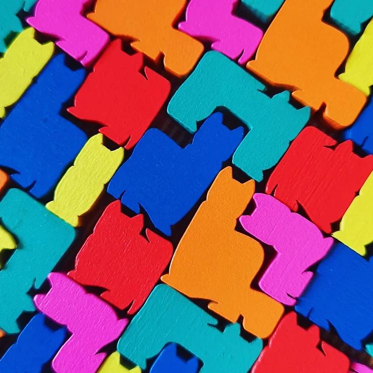 Beispielinhalt (Bild) Kittin - Flinke Kätzchen - Schnelles Katzenstapelspiel (DE)