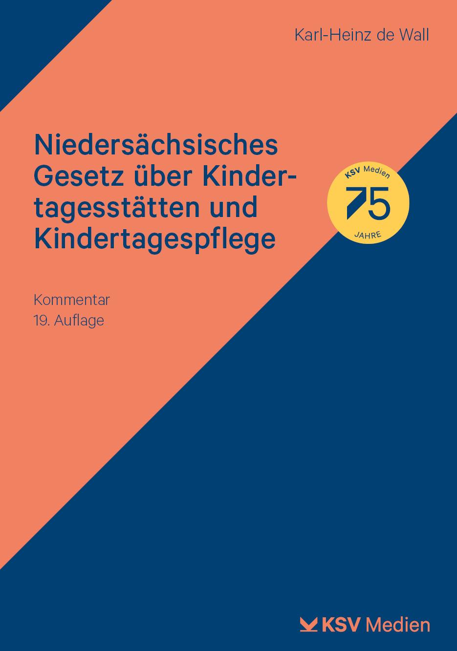 Vorderes Coverbild Niedersächsisches Gesetz über Kindertagesstätten und Kindertagespflege