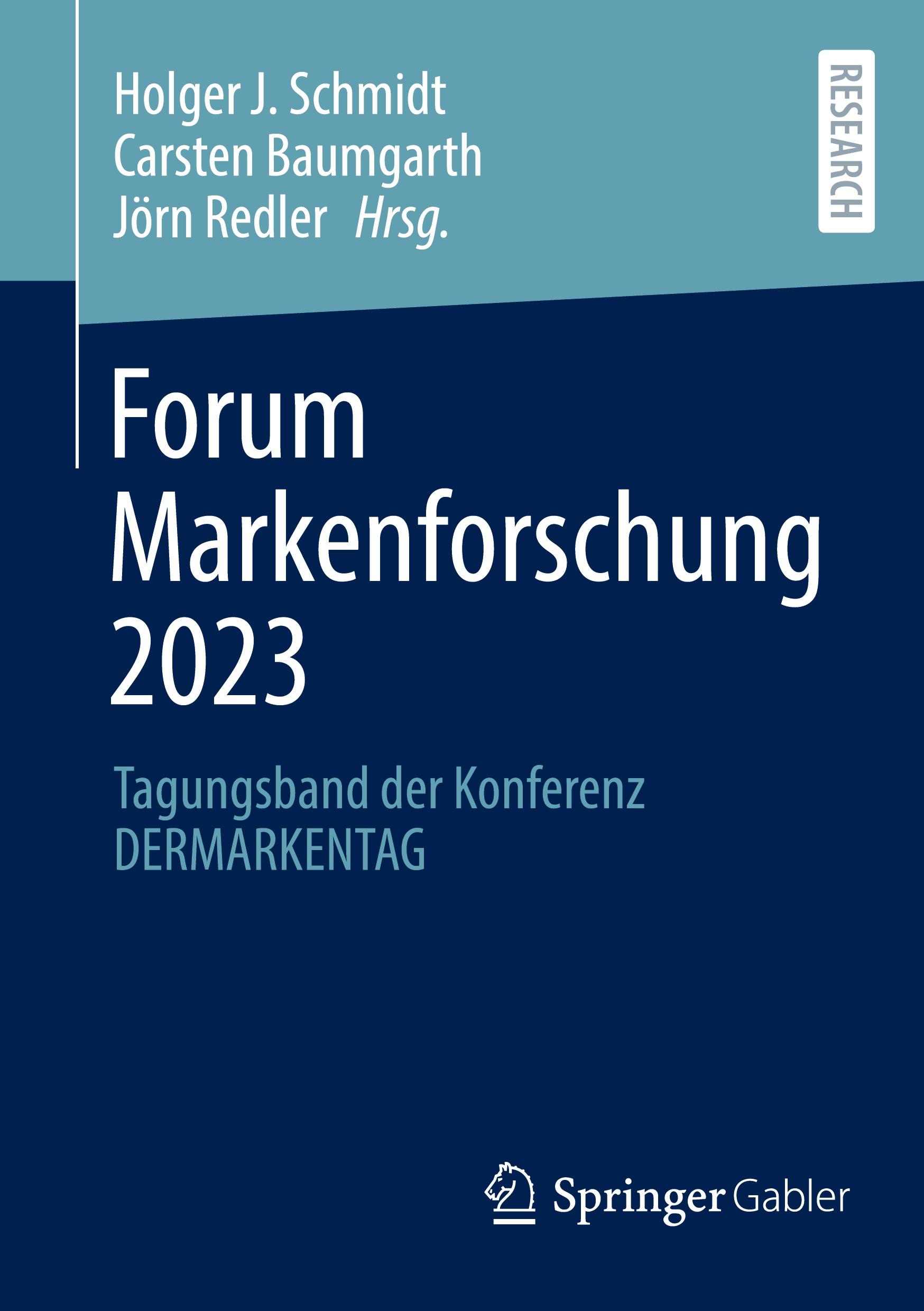 Vorderes Coverbild Forum Markenforschung 2023