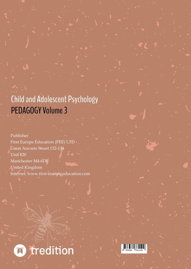 Rückseitencover Child and Adolescent Psychology